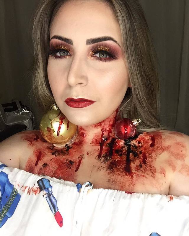 Make artística de Natal 2018 <3  maquiagem maquiador(a) esteticista