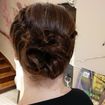 Penteado coque com trança lateral por duda medeiros!