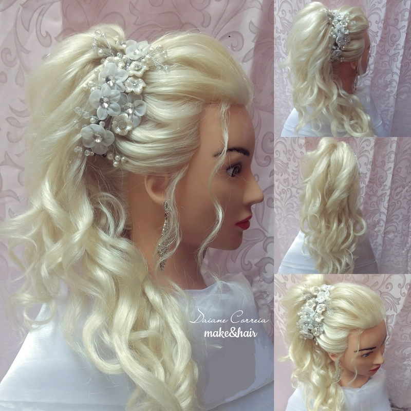 Penteado: semi preso com técnicas russas cabelo maquiador(a) assistente maquiador(a) manicure e pedicure stylist / visagista outros