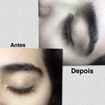 Design de sobrancelhas antes e depois.
#antesedepois 
