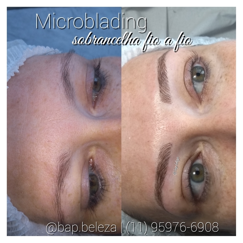 Sobrancelha fio a fio, também para loiras e ruivas! #microblading outros micropigmentador(a) maquiador(a) depilador(a) designer de sobrancelhas