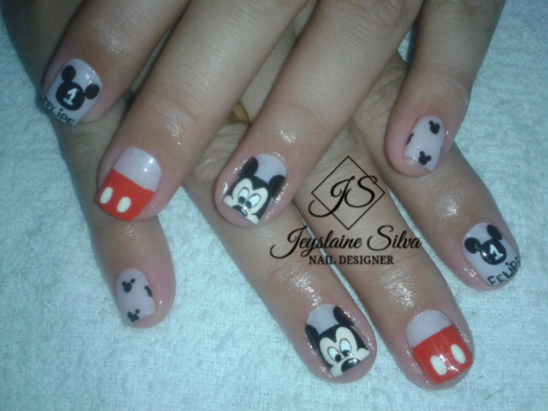 Decoração comemorativa feita à mão! unha manicure e pedicure