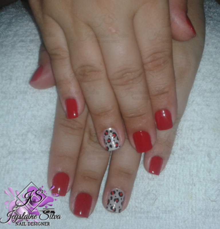 Decoração feita à mão! unha manicure e pedicure