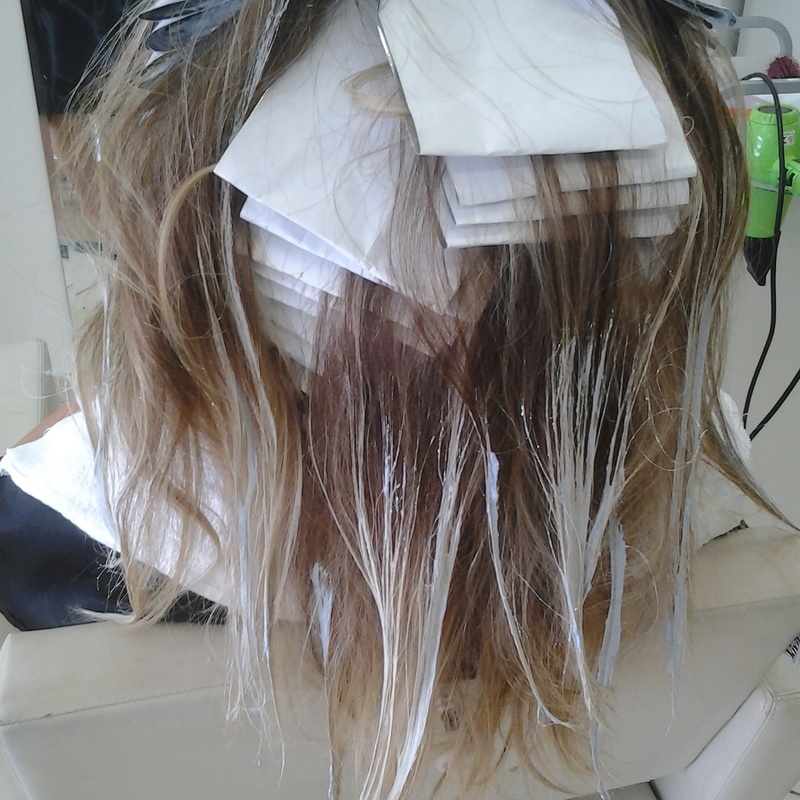 Continuacao balayage correcao da cor  cabelo cabeleireiro(a) maquiador(a)