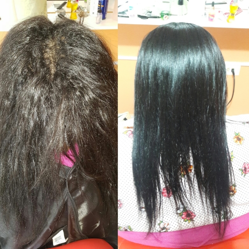Antes e Depois! Escova Progressiva! cabelo cabeleireiro(a) auxiliar cabeleireiro(a) maquiador(a)