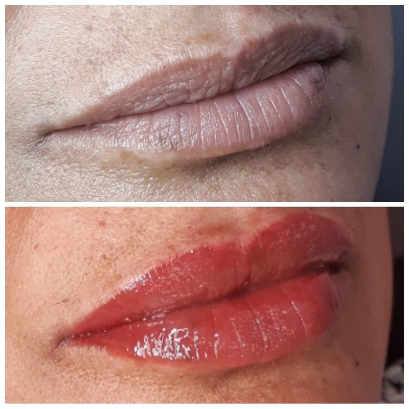 Micro labial. estética micropigmentador(a)