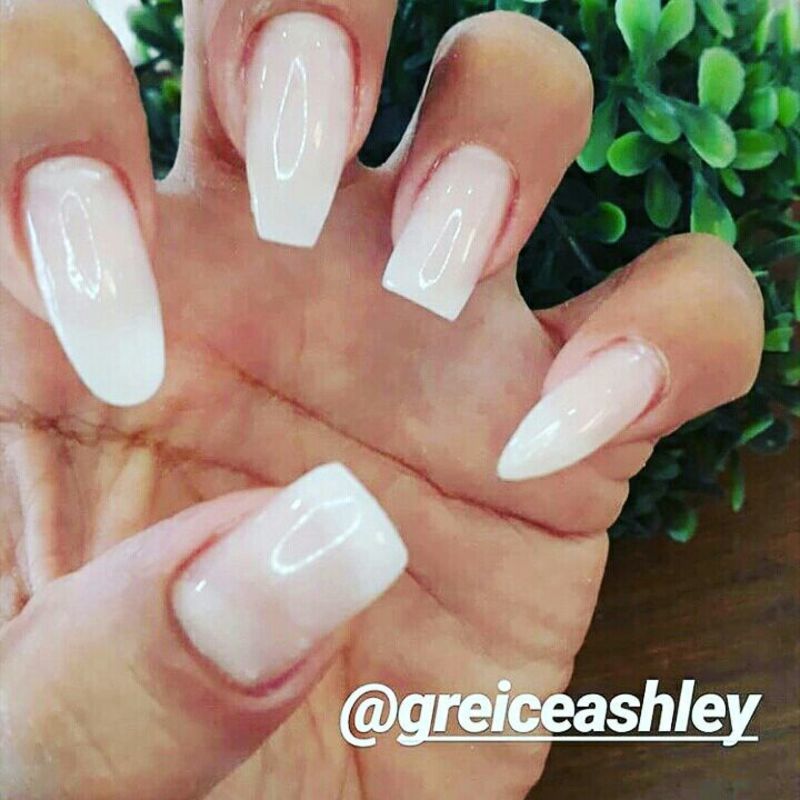 Alongamento. unha manicure e pedicure
