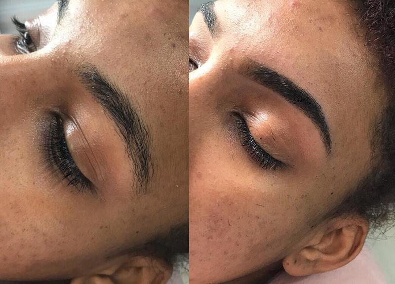Design de sobrancelhas e aplicação de henna  estética esteticista designer de sobrancelhas maquiador(a) micropigmentador(a) assistente esteticista