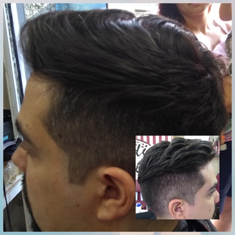 Corte + botox cabelo barbeiro(a) cabeleireiro(a) designer de sobrancelhas
