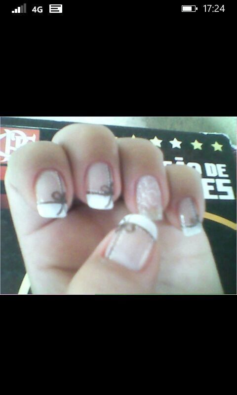 Unhas com adesivos unha cabeleireiro(a) manicure e pedicure