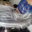 Depois, cabelo platinado , iluminado e mega hidratado !