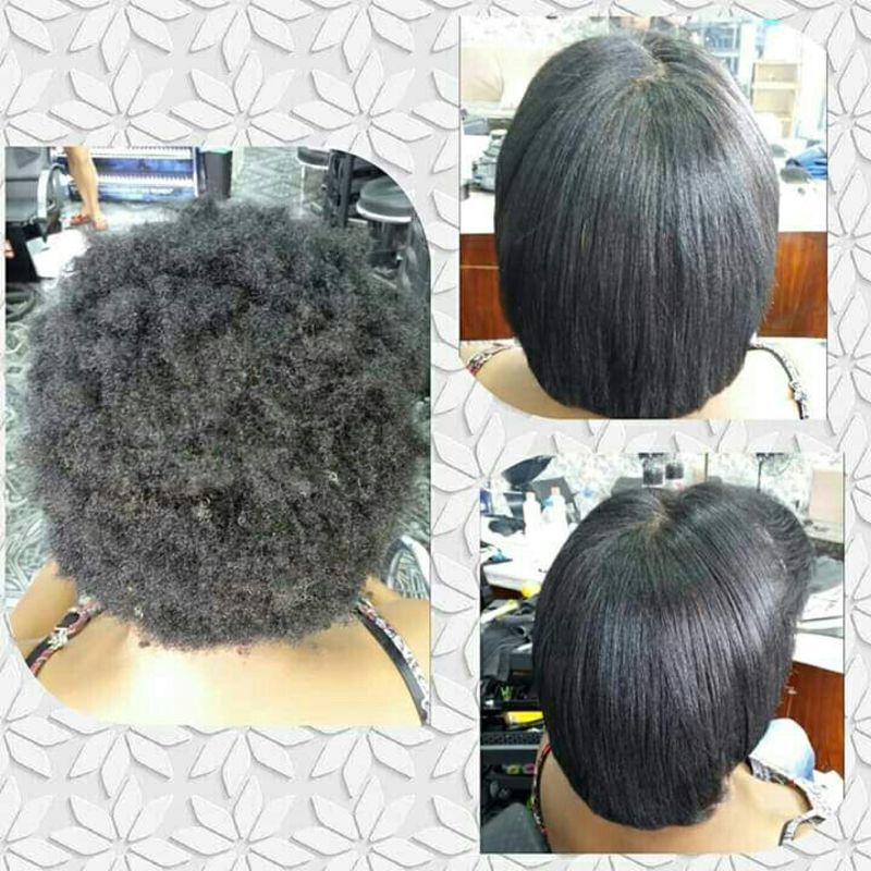 Alisamento Anericano cabelo cabeleireiro(a)