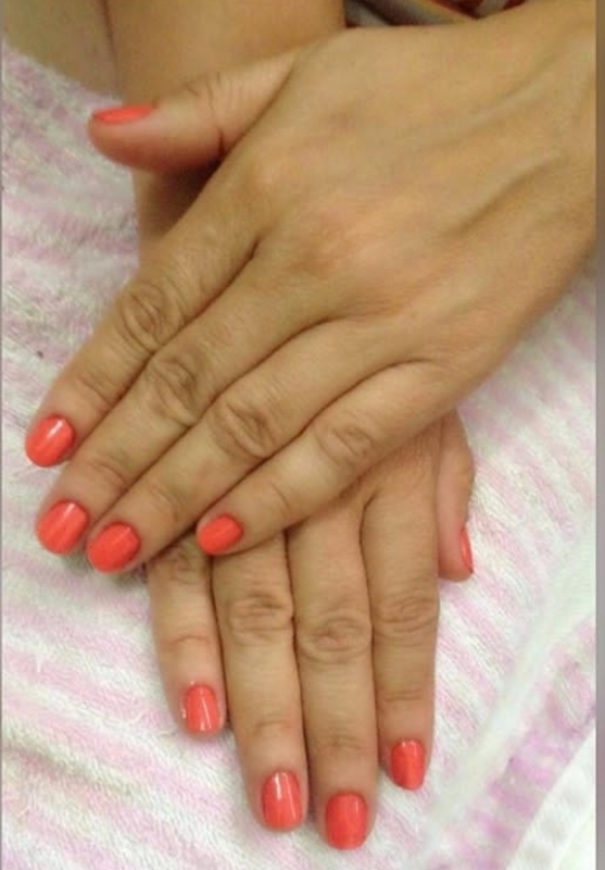 Laranjaa porque sim😍😄💓💅
#risqueminnie #laranja #top #nailsdesign unha manicure e pedicure