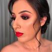 Smokey glam em cliente, penteado é do Everton Angelotto  #nathalyferrarimake