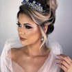 Maquiagem noiva glam  noite, penteado  Everton Angelotto #nathalyferrarimake maquiagem para noiva em Salto 