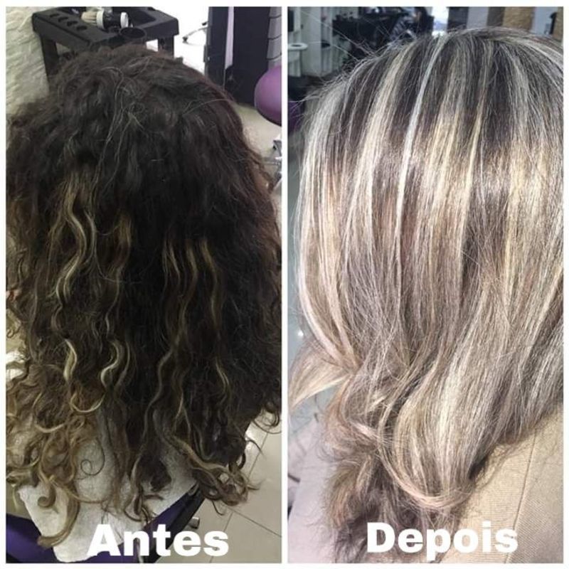 Dando luz à um cabelo que tinha algumas mechas antigas e aparentava ser um cabelo extremamente escuro e sem brilho, após a finalização um visual mais alegre  e jovial. cabeleireiro(a) maquiador(a)