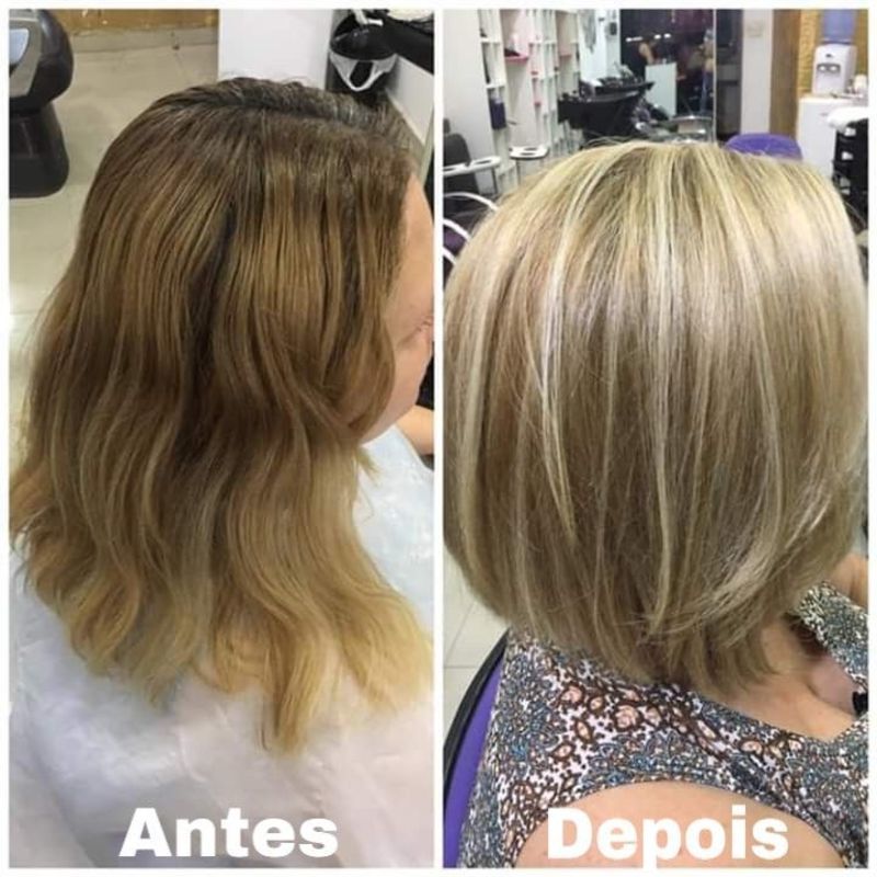 Mechas para o tom principal se sobre sair e a cor de fundo um pouco mais clara também  para dar um visual bem loiro. cabeleireiro(a) maquiador(a)