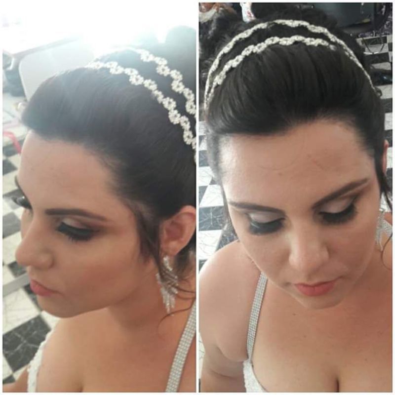 Make para noiva que deseja se casar de dia . cabeleireiro(a) maquiador(a)