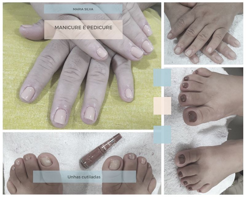 unha esteticista manicure e pedicure designer de sobrancelhas