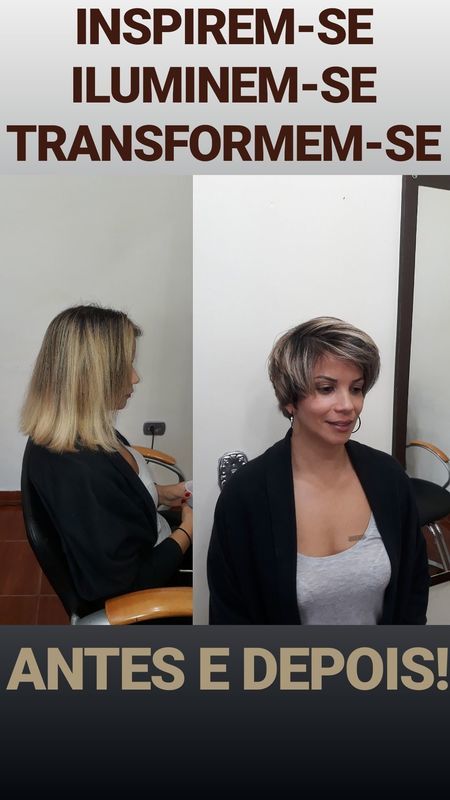 TRANSFORMAÇÃO TOTAL? 
ANTES E DEPOIS! 
LOIRAS!
CABELO CURTO!
PIXIE HAIR!
MAKE! cabelo cabeleireiro(a)