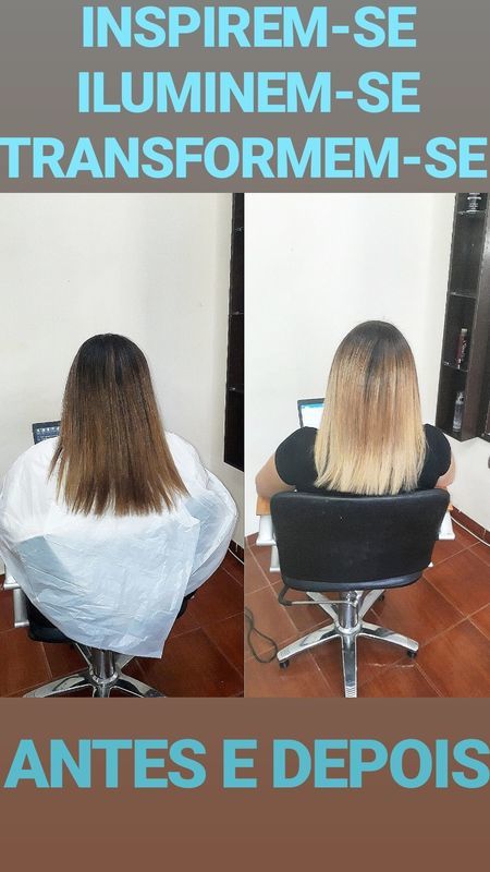ANTES E DEPOIS! 
TRANSFORMAÇÃO TOTAL!
LOIRAS! 
BALAYAGE COM RAIZ ESFUMADA. cabelo cabeleireiro(a)