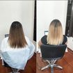 ANTES E DEPOIS! 
TRANSFORMAÇÃO TOTAL!
LOIRAS! 
BALAYAGE COM RAIZ ESFUMADA.