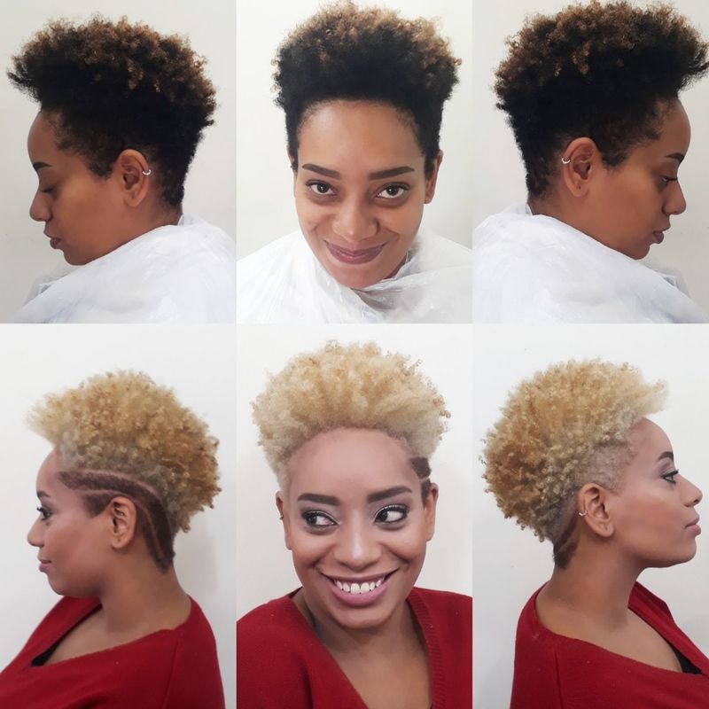 UMA TRANSFORMAÇÃO MARAVILHOSA! 
LOIRAS!
BLOND?
CRESPA! 
MAKE!
UNDER CUT FEMININO! cabelo cabeleireiro(a)