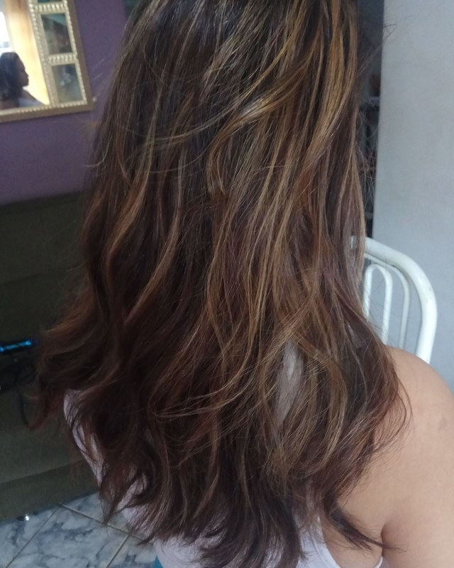 Morena iluminada, hair design  mechas... cabelo cabeleireiro(a) escovista maquiador(a)