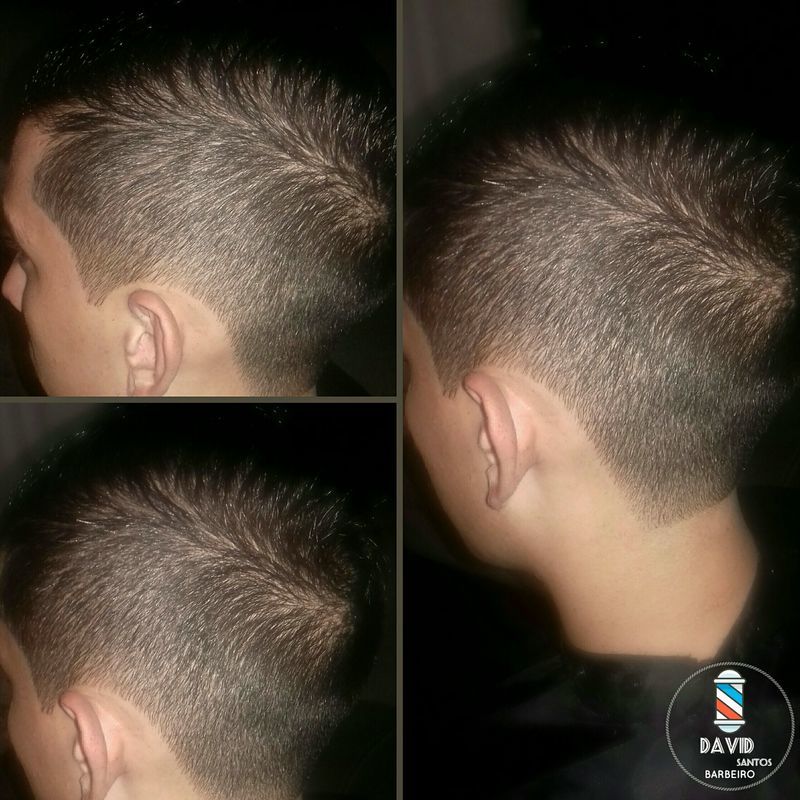 Corte social com degradê suave. #Barbeiro #Barbearia cabelo barbeiro(a)