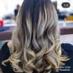 Mechas e escova modelada