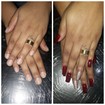 Alongamento de unhas Técnica  acrigel. 