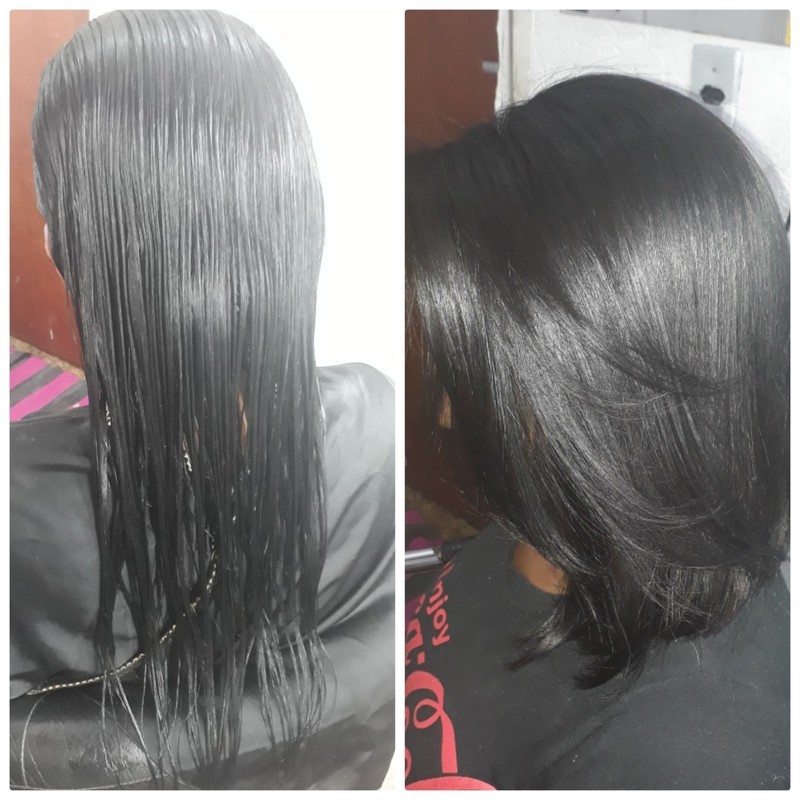  Corte Chanel clássico  cabelo cabeleireiro(a) maquiador(a) manicure e pedicure designer de sobrancelhas depilador(a)