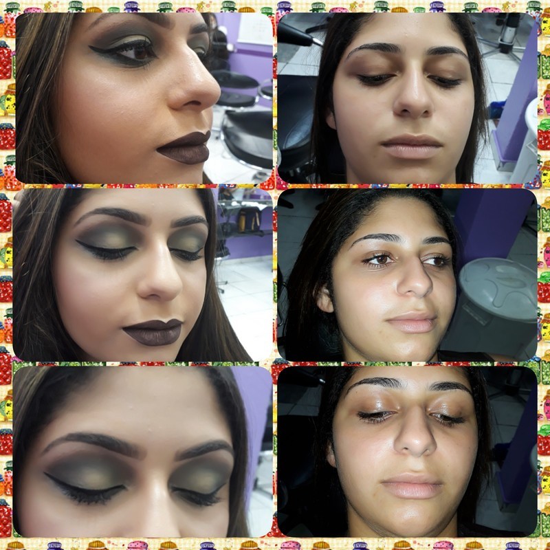 Make esfumado maravilhoso oval ... maquiagem cabeleireiro(a) maquiador(a) manicure e pedicure designer de sobrancelhas depilador(a)