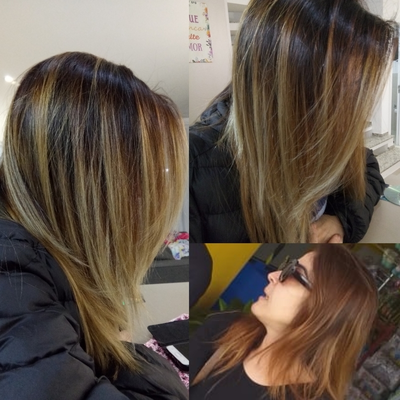 Ombre hair Free hands cabeleireiro(a)