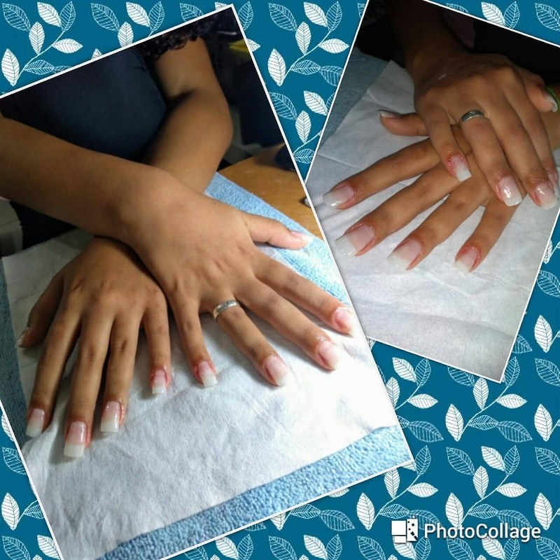 Alongamento de unhas Gel manicure e pedicure