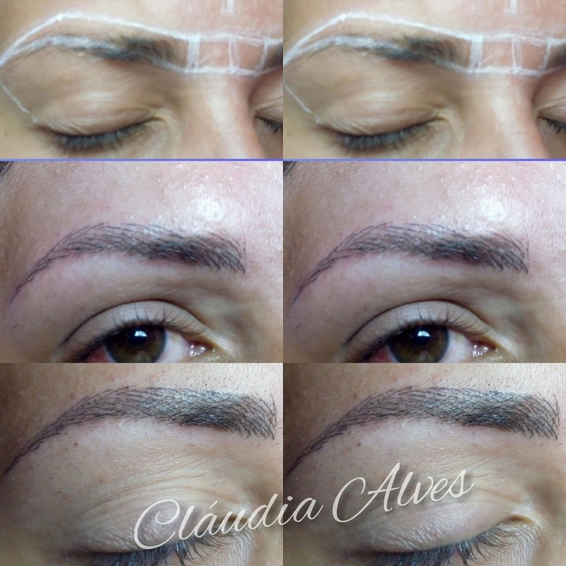 Micropigmentação fio a fio estética micropigmentador(a)