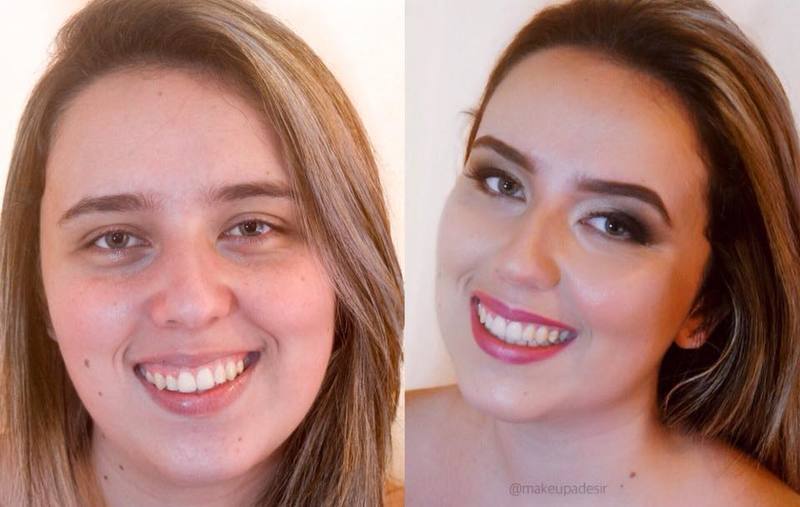 #antesedepois | @makeupadesir  maquiagem maquiador(a) assistente maquiador(a)
