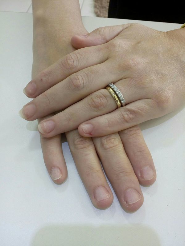 Unhas antes do alongamento em gel moldado unha manicure e pedicure manicure e pedicure
