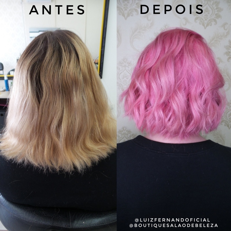 Candy hair. #pinkhair #candyhair #fantasyhair cabelo cabeleireiro(a)
