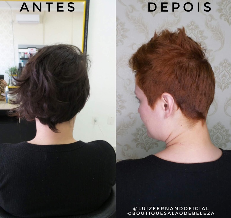 Ginger and pixie hair. #pixiecut #ginger #gingerhair cabelo cabeleireiro(a)