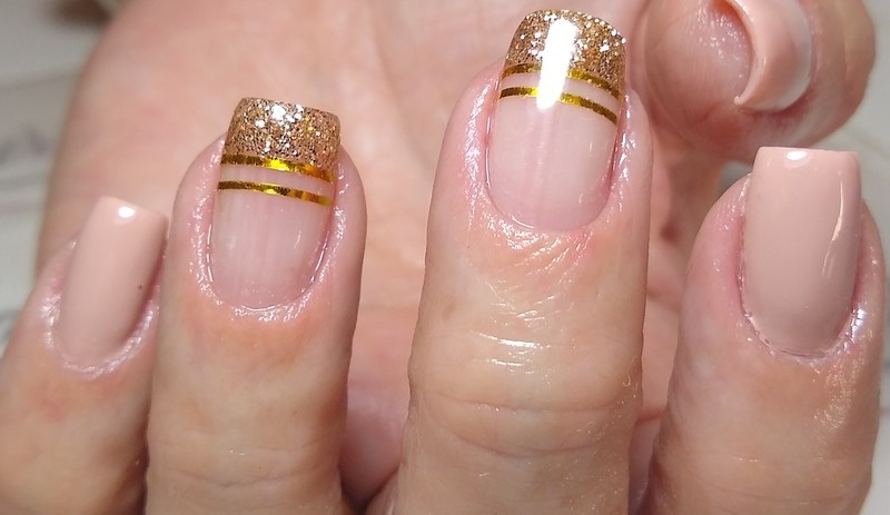 Fibra de vidro com decoração encapsulada unha manicure e pedicure