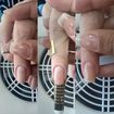 Alongamento em fibra de vidro