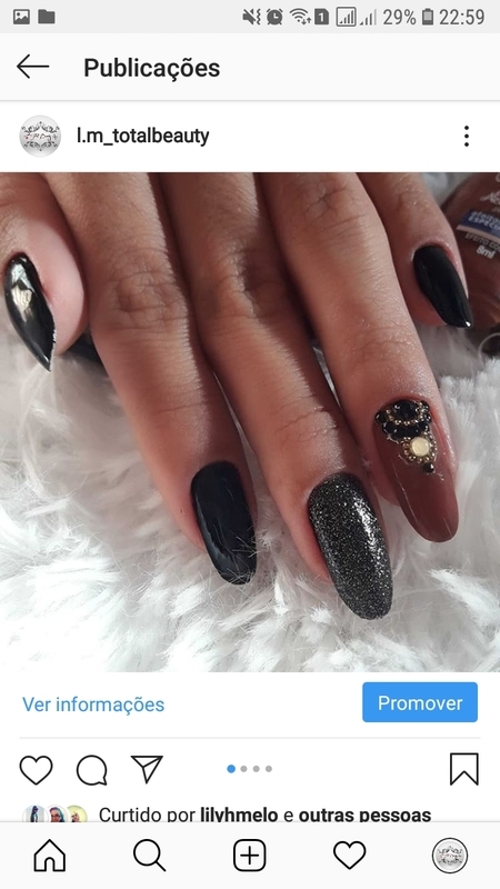 unha manicure e pedicure designer de sobrancelhas