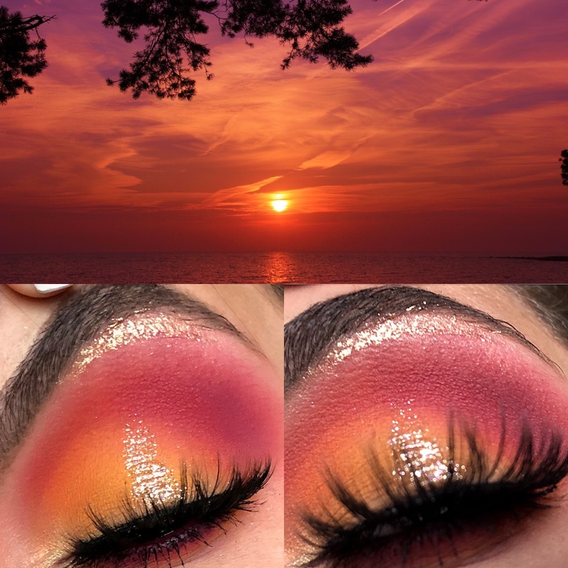 Inspiração por do sol @elainevieiramakeup maquiagem maquiador(a)