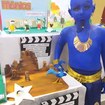 Maquiagem artística, gênio da lâmpada - facial - corporal - aplicação de pedrarias - aplicação de aplique de cabelo - aplicação de barba. O Lucas ficou super contente no concurso de fantasias do colégio Anglo Tatuí. <3