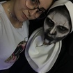 Criador e criatura <3 #freira #maquiagemartística