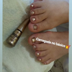 Carregada no básico 🤩💅🏻 #pedicure #risqué 