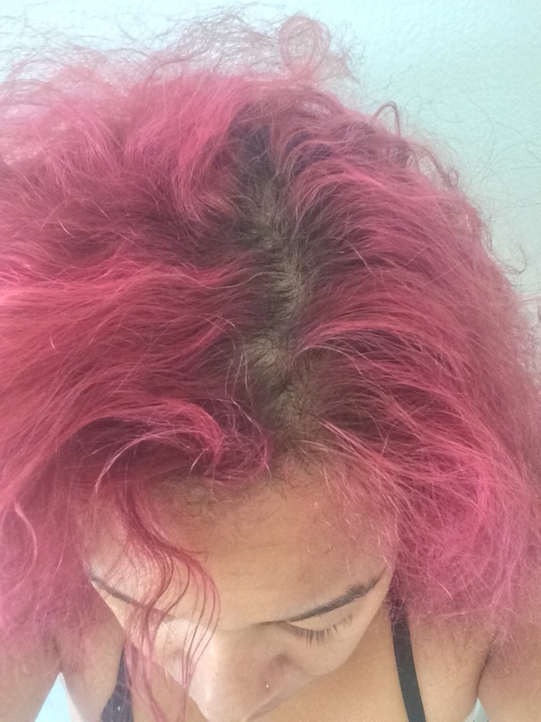 Foto do cabelo antes da colorometria Pink  cabelo cabeleireiro(a) escovista