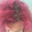 Foto do cabelo antes da colorometria Pink 