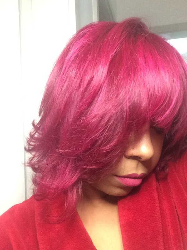 Resultado de cor fantasia Pink cabelo cabeleireiro(a) escovista